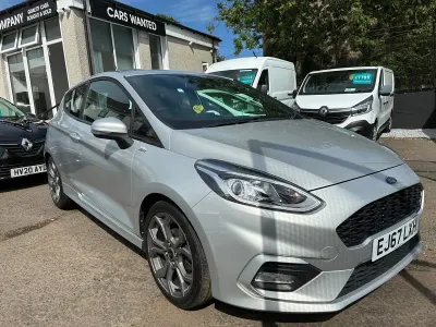 Used Ford Fiesta ST-Line 100 HP (73 kW) 2017 Silver Hatchback
