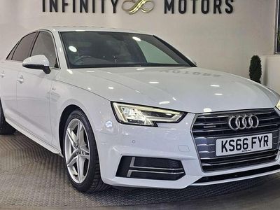 White Used 2016 Audi A4 S-Line Sedan | £11,100 (Fair price)