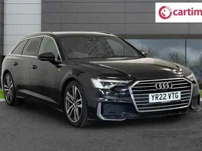 Used Audi A6 S-Line 204 HP (150 kW) 2021 Black Estate