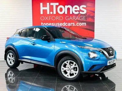 Used Nissan Juke N-Connecta 114 HP (83 kW) 2021 Blue SUV