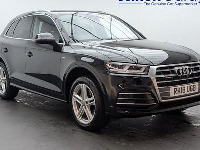 Black Used 2018 Audi Q5 S-Line SUV | £18,550 (Good price)