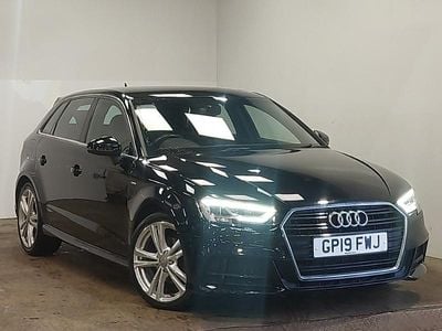 Black Used 2019 Audi A3 S-Line Sedan | £13,998 (Good price)