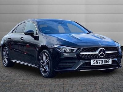 Used Mercedes CLA250e AMG Line Premium 218 HP (160 kW) 2020 Cosmos black Sedan