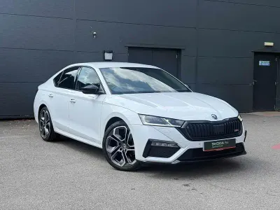 Used Skoda Octavia vRS 147 HP (108 kW) 2022 Moon white metallic Hatchback