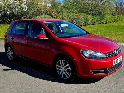 Used VW Golf VI SE 105 HP (77 kW) 2010 Red Hatchback