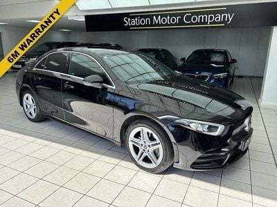 Begagnad Mercedes A250 AMG line 2020 Svart Sedan