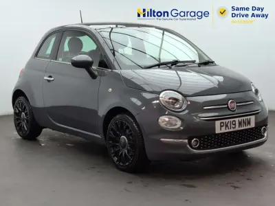 Used Fiat 500 Lounge 69 HP (50 kW) 2019 Grey Hatchback