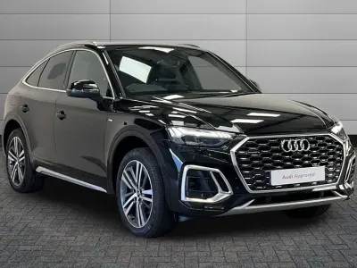 Used Audi Q5 Sportback S-Line 201 HP (147 kW) 2023 Mythos black SUV