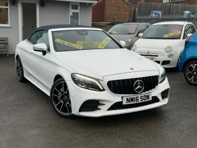 Used Mercedes C300 AMG Line Premium 245 HP (180 kW) 2018 White Cabriolet