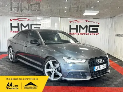 Used Audi A6 Black Edition 190 HP (139 kW) 2017 Grey Sedan