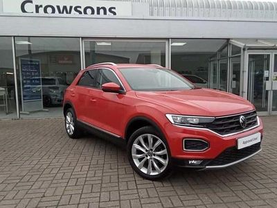 Red Used 2021 VW T-Roc SEL SUV | £19,990 (Fair price)