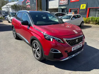 Used Peugeot 3008 GT-line 130 HP (95 kW) 2018 Red SUV