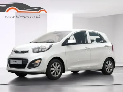 Used Kia Picanto 85 HP (62 kW) 2013 White Hatchback