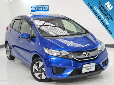 Used Honda Fit Hybrid 137 HP (100 kW) 2015 Blue Hatchback