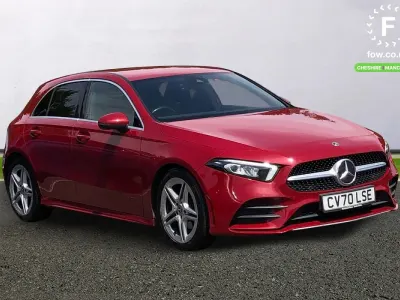 Used Mercedes A180 Executive 136 HP (100 kW) 2020 Red Hatchback