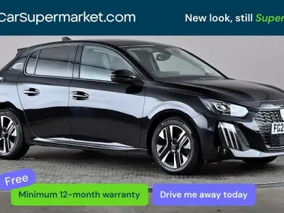 Begagnad Peugeot 208 Allure 101 HK (74 kW) 2025 Svart Halvkombi