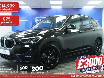 Used BMW X1 Sport Line 192 HP (141 kW) 2020 Black SUV