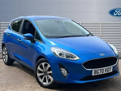 Begagnad Ford Fiesta Trend 100 HK (73 kW) 2020 Blå Halvkombi