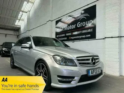 Used Mercedes C250 AMG 204 HP (150 kW) 2013 Silver Estate