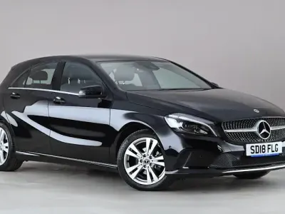 Used Mercedes A180 Premium 109 HP (80 kW) 2018 Black Hatchback