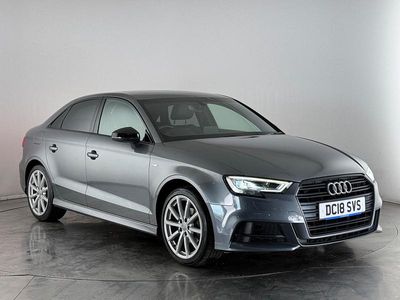 Used Audi A3 Black Edition 150 HP (110 kW) 2018 Grey Sedan