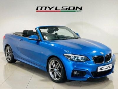 Used BMW 220 M Sport 190 HP (139 kW) 2018 Blue Cabriolet