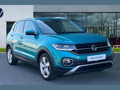 Used VW T-Cross SEL 110 HP (80 kW) 2021 Turquoise SUV