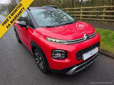 Begagnad Citroën C3 Aircross Flair 82 HK (60 kW) 2018 Röd SUV