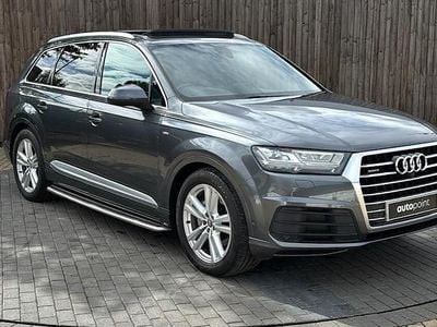 Grey Used 2019 Audi Q7 S-Line SUV | £35,499 (A bit pricey)