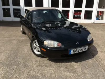 Used Mazda MX5 126 HP (92 kW) 2008 Black Cabriolet