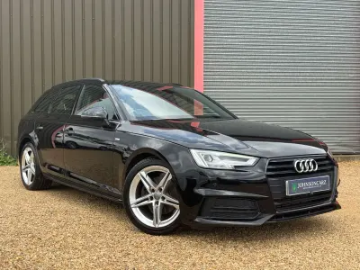 Used Audi A4 S-Line 252 HP (185 kW) 2017 Black Estate