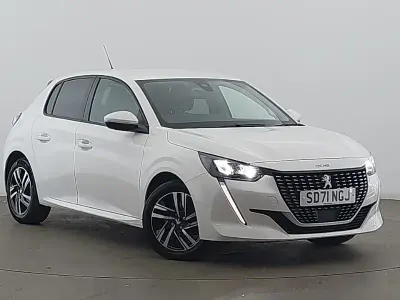 Used Peugeot 208 Allure Premium 100 HP (73 kW) 2021 White Hatchback