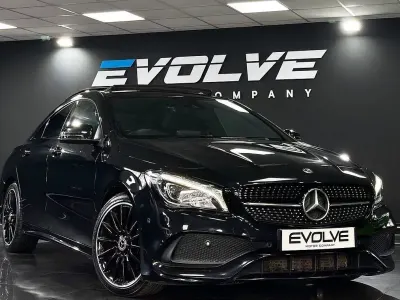 Used Mercedes CLA220 AMG line 2018 Black Coupe