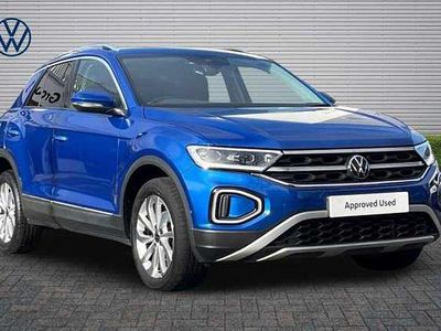 Used VW T-Roc Style 150 HP (110 kW) 2022 Ravenna blue SUV