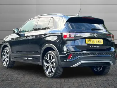 New VW T-Cross R-line 115 HP (84 kW) 2026 Deep black SUV