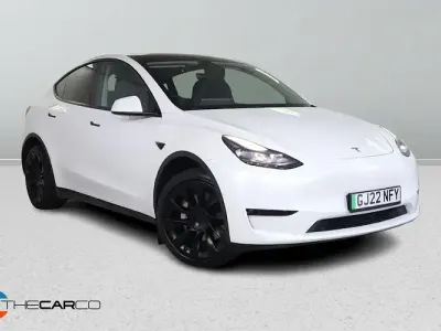 Used Tesla Model Y Long Range AWD 378 kW (514 HP) 2022 White SUV