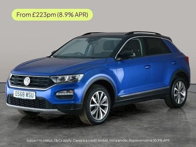 Used VW T-Roc Design 150 HP (110 kW) 2018 Blue SUV