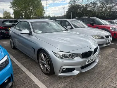 Usado BMW 420 M Sport 184 HP (135 kW) 2016 Prateado Cabrios
