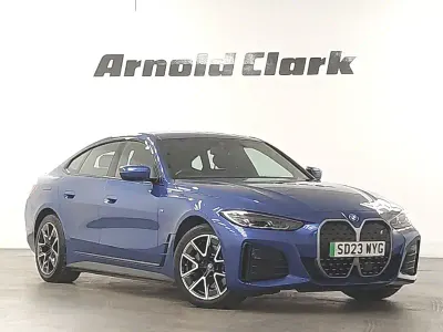Used BMW i4 M Sport 250 kW (340 HP) 2023 Blue Sedan