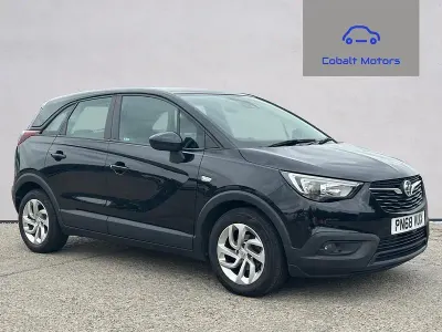 Used Vauxhall Crossland X 81 HP (59 kW) 2018 Black SUV