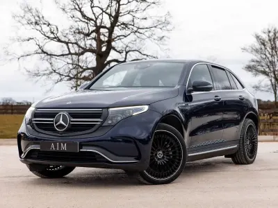 Used Mercedes EQC400 AMG line 294 kW (400 HP) 2022 Blue SUV