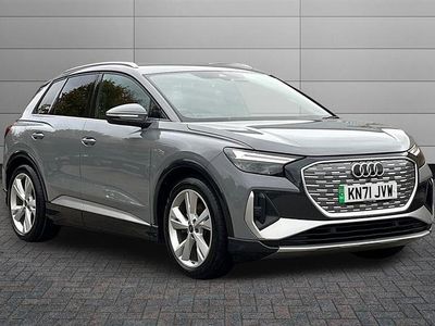 Grey Used 2021 Audi Q4 e-tron S-Line SUV | £19,222 (Good price)