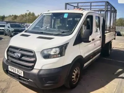 Second-hand Ford Transit 130 CP (95 kW) 2019 Alb Cabrio