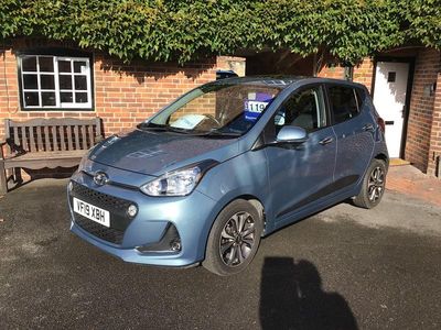 Used Hyundai i10 Premium SE 2019 Blue Hatchback