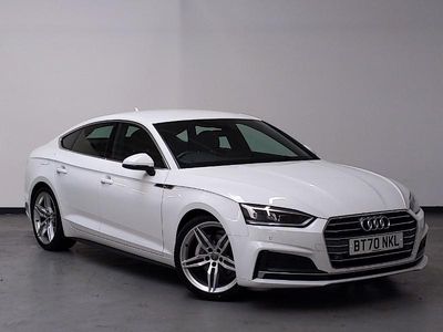 Used Audi A5 S-Line 190 HP (139 kW) 2020 White Hatchback
