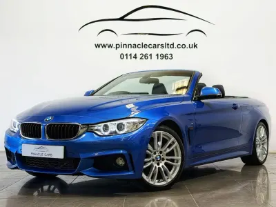 Used BMW 420 Cabriolet M Sport 2015 Blue Cabriolet