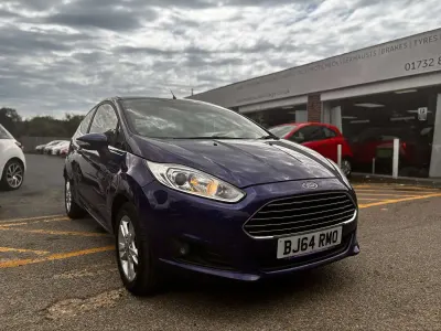 Used Ford Fiesta Zetec 2014 Blue Hatchback
