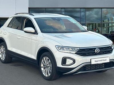 Special solid pure white New 2025 VW T-Roc Match SUV | £24,999 (Super price)