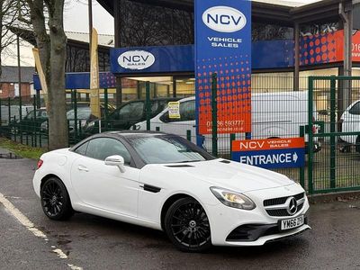 White Used 2017 Mercedes SLC250 AMG line Cabriolet | £14,750