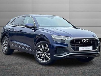 Blue Used 2020 Audi Q8 S-Line SUV | £39,695 (Fair price)